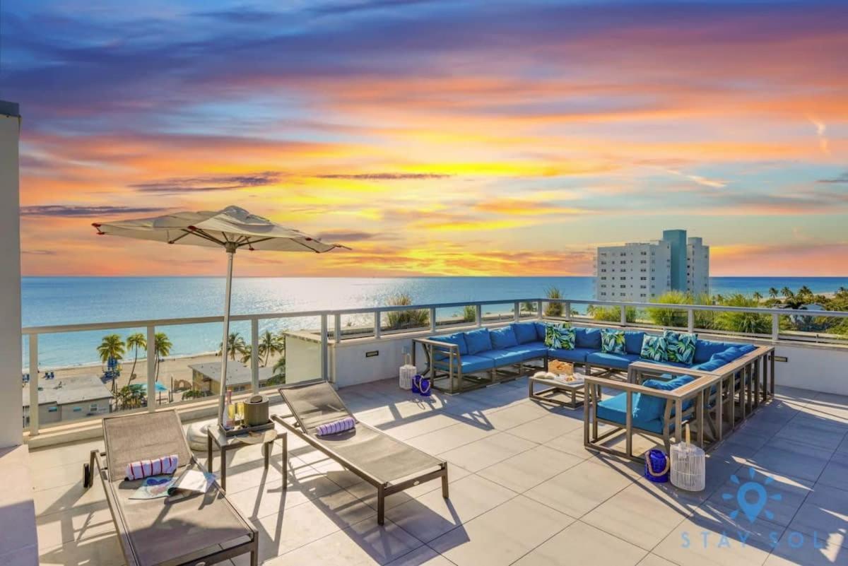 Near Beach - Rooftop Pool - Hot Tub - Broad-Walk Hollywood Exteriör bild